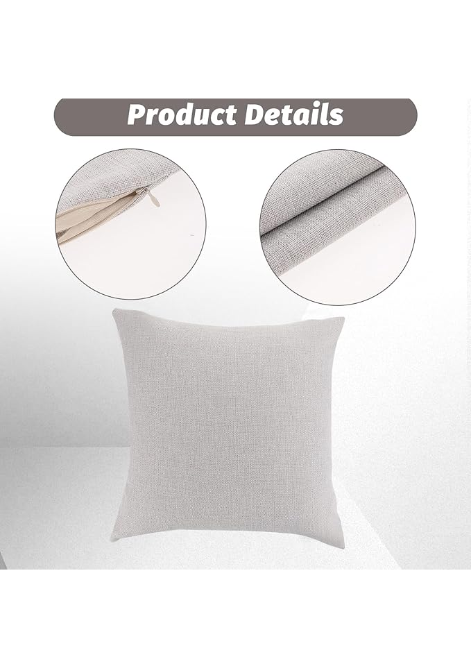 Set 2 fete de perne decorative, culoare gri, 45 x 45 cm, DIVINA VITAE - BJ8J [3]