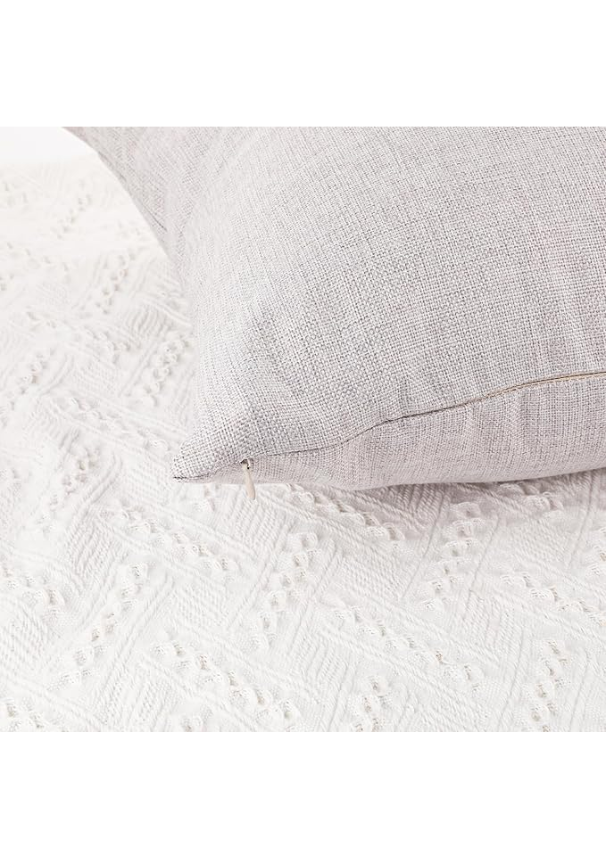 Set 2 fete de perne decorative, culoare gri, 45 x 45 cm, DIVINA VITAE - BJ8J [5]