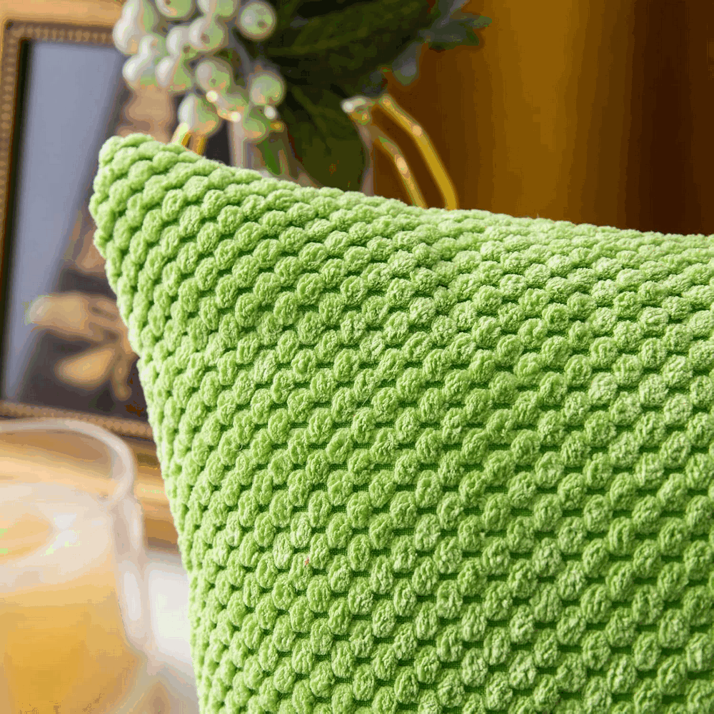 Set 2 fete de perne decorative, EMEMA, verde, 50x30 cm, C9PJ [3]