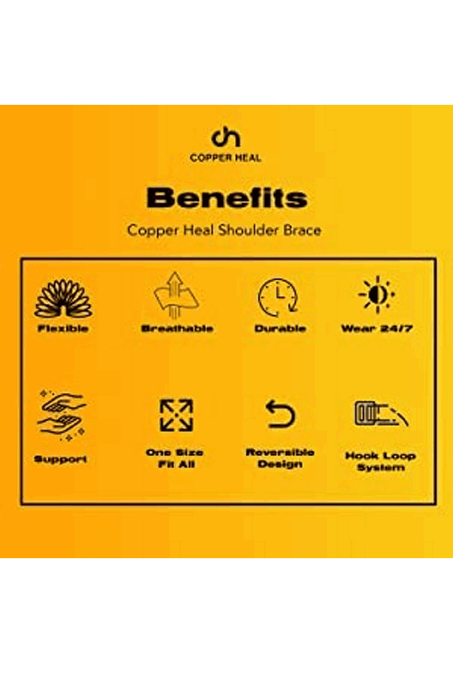Set 2 manșoane pentru glezne cu cupru pentru ameliorarea durerii, Copper Heal, negru, marime M [5]