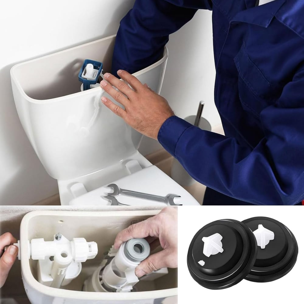 Set 2 Membrane Etansare Supapa Plutitoare WC - Piese Universale pentru Rezervor Toaleta, Reparatii Rapide si Eficiente [5]