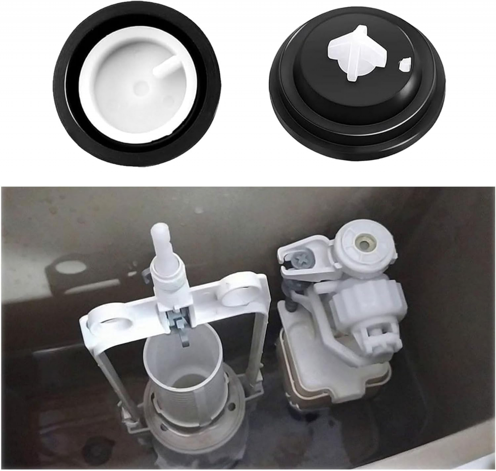 Set 2 Membrane Etansare Supapa Plutitoare WC - Piese Universale pentru Rezervor Toaleta, Reparatii Rapide si Eficiente [3]