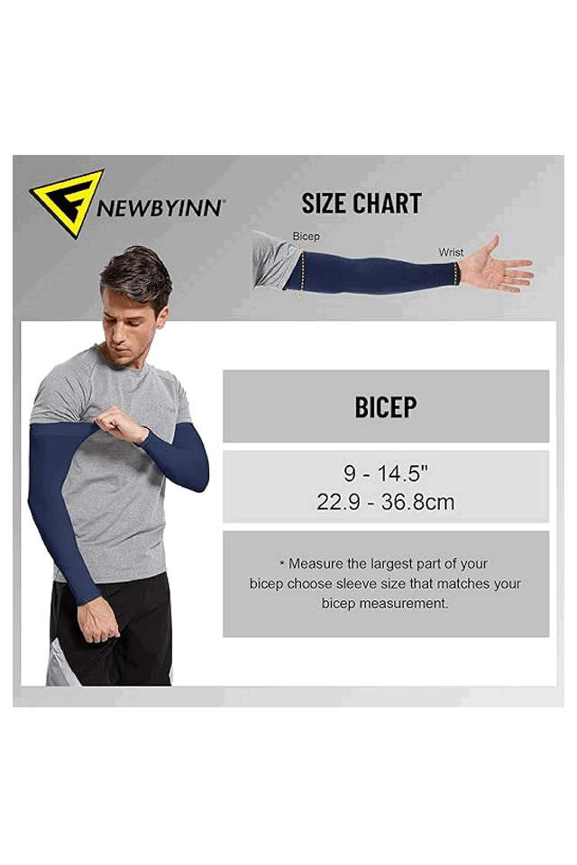 Set 2 perechi de Manșoane de protecție solară UV Newbyinn [3]