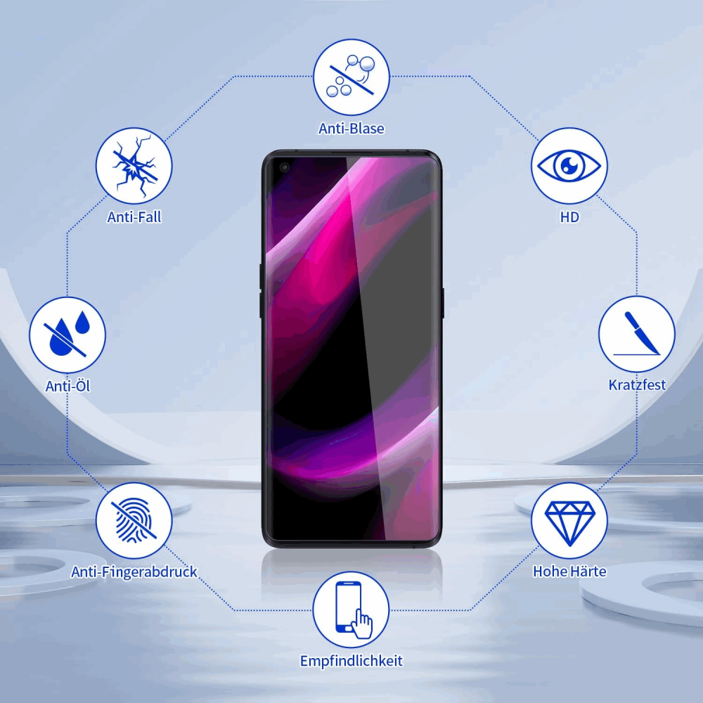 Set 2  protectii de Ecran din TPU Moale, Ultra Clar, Compatibil cu Oppo Find X3 Pro 5G, Rcokas, 1SWL [2]
