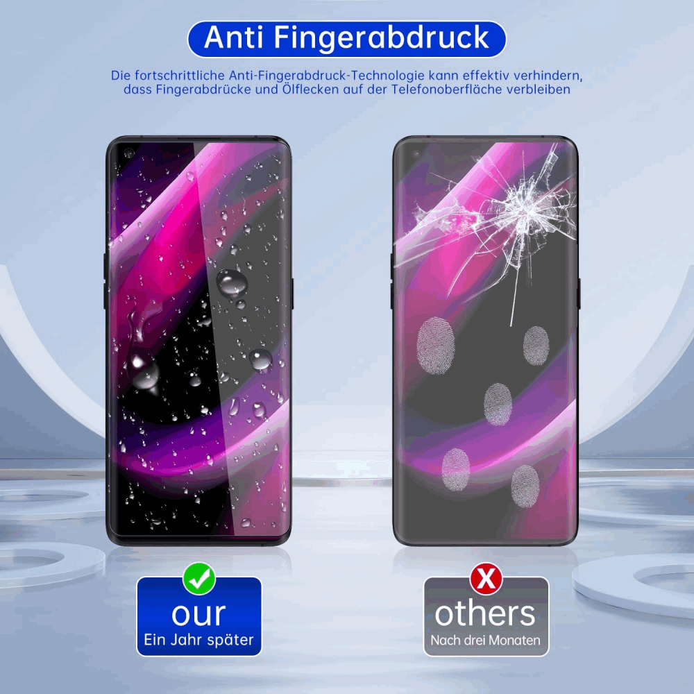Set 2  protectii de Ecran din TPU Moale, Ultra Clar, Compatibil cu Oppo Find X3 Pro 5G, Rcokas, 1SWL [4]