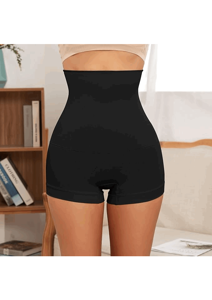 Set 2 Sorturi modelatoare cu talie inailta pentru femei SHEKINI, Negru, XL, IGKN [2]