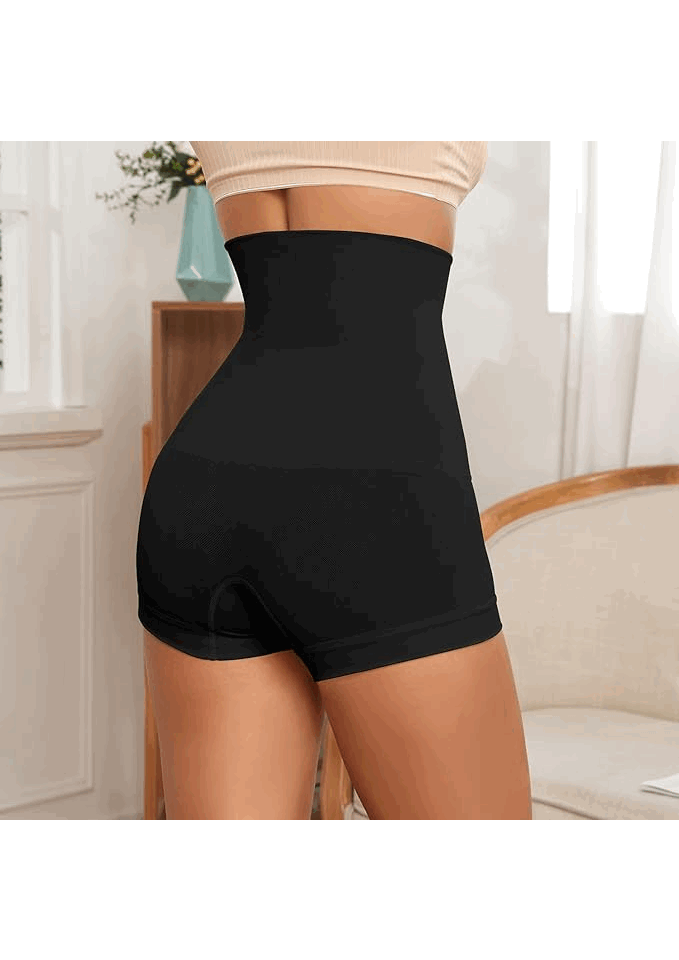 Set 2 Sorturi modelatoare cu talie inailta pentru femei SHEKINI, Negru, XL, IGKN [3]