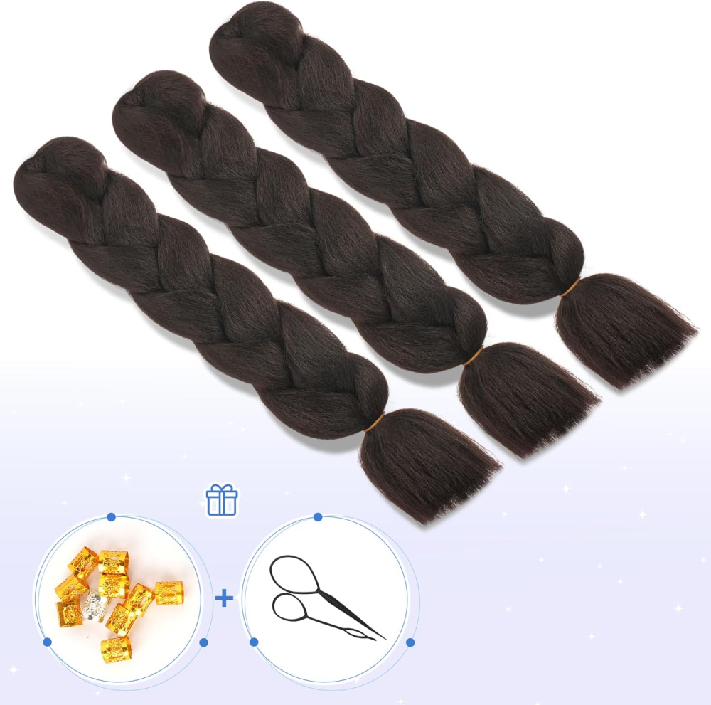 extensii-jumbo-impletit-feshfen-60cm-kanekalon-negru-natural [2]