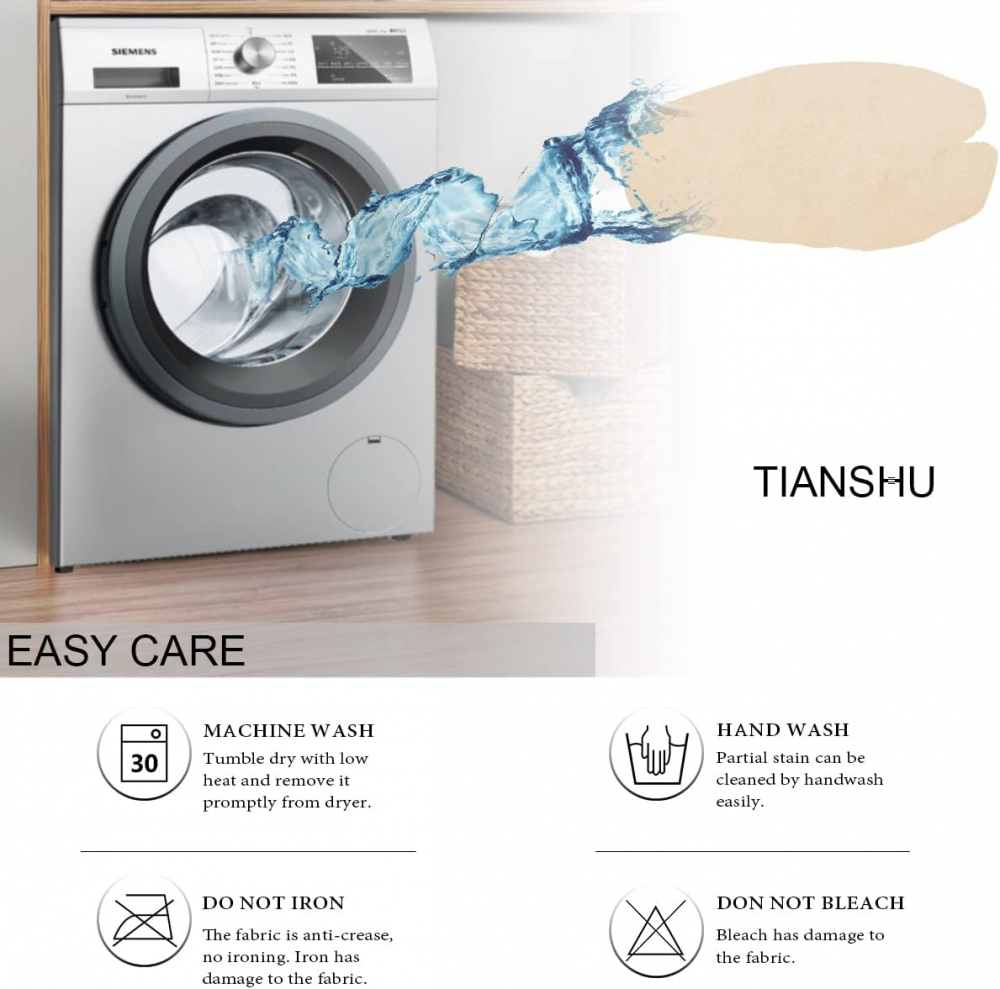 Set 3 huse de protectie pentru sezutul canapelei TIANSHU, 70 x 191 cm, catifea, maro [6]