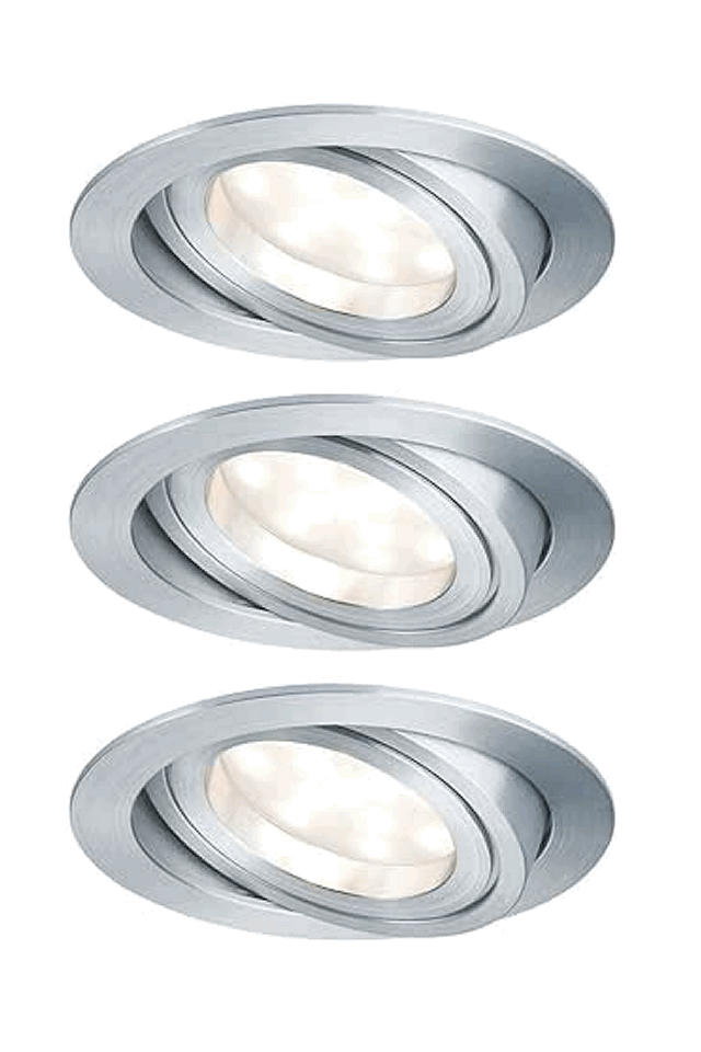 SET 3x corp de iluminat încastrat pentru baie LED/6,8W IP23 COIN 230V Paulmann 93984 [2]