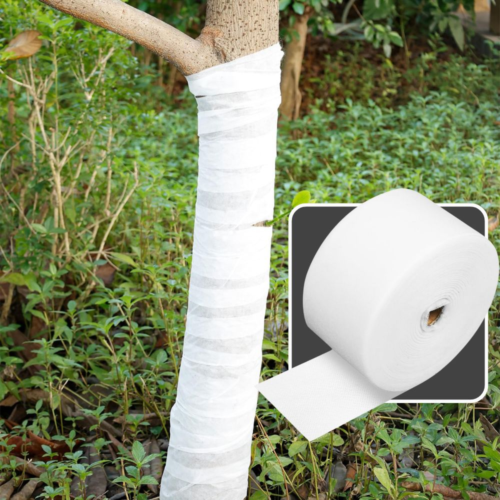 Set 4 Banzi protectie Pomi fructiferi, 15m x 8 cm, Protectie iepuri si alte rozatoare, anti-inghet, Material respirabil si impermeabil [1]