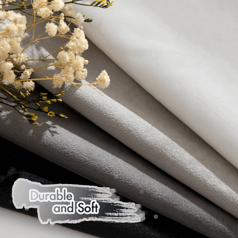 Set 4 fete de perne decorative, Miulee, nuante de gri, 50x30 cm, OWDZ [4]