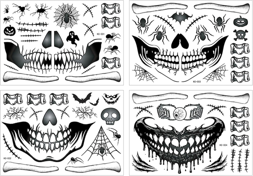 set-4-planse-stickere-fata-halloween-cicatrici-horror [2]