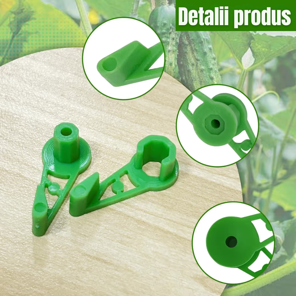 Set 50 flexoare plante reglabile 270 grade cu banda Velcro pentru sustinere gradina [3]