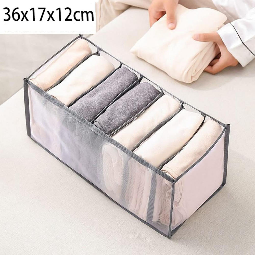 Set 6 Organizatoare pentru Haine, Șosete, Lenjerie, Colanți, 17 x 36 x 12 cm [2]