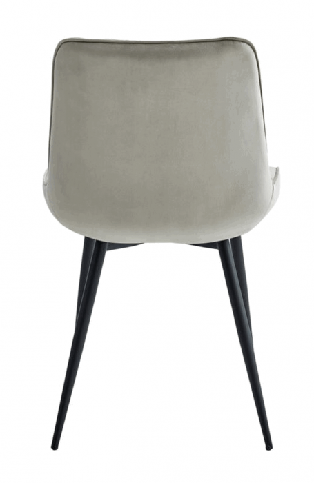 Set 8 scaune living, Adana Colenis gama lux, catifea/metal, 87x60x43 cm, Beige [4]