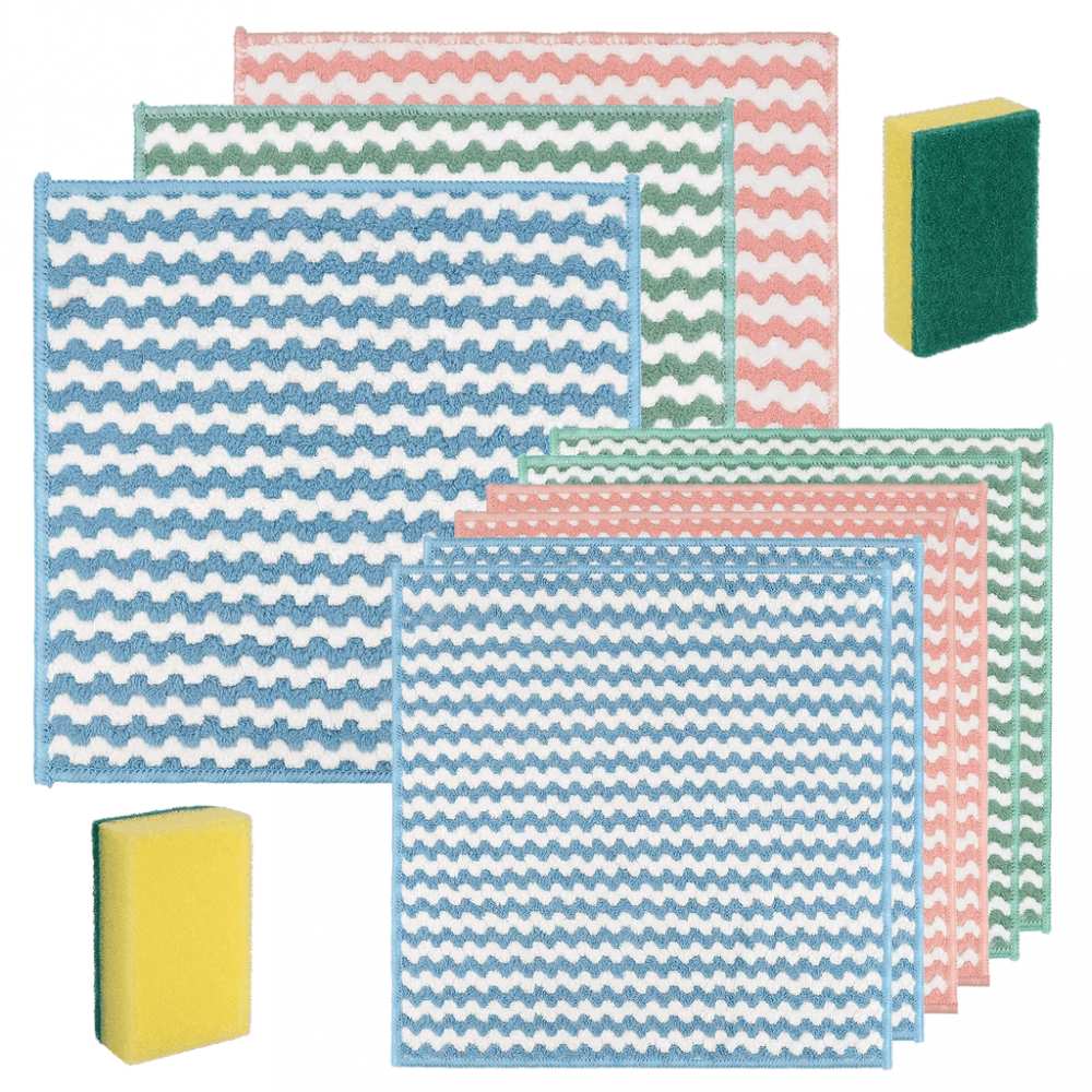 Set 9 lavete din microfibre pentru curățenie, Zocipro [5]