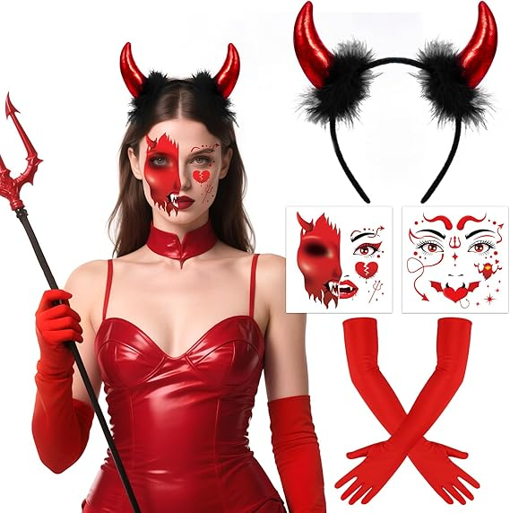 set-accesorii-costum-diavolita-rosu-coarne-manusi-stickere [2]