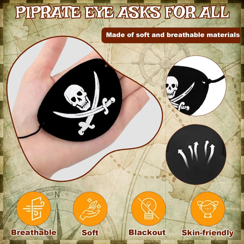 Set accesorii costum pirat pentru femei cu 4 piese. [2]