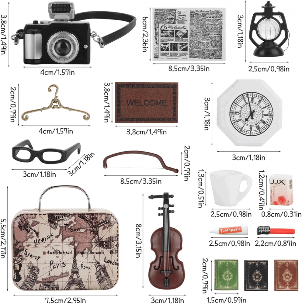 Set accesorii pentru casă de păpuşi HELLEN, 53JN [3]
