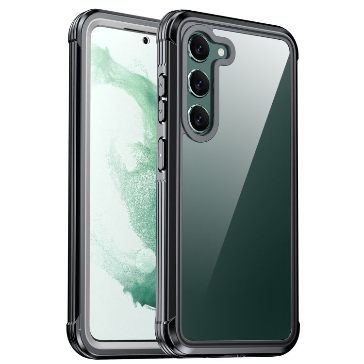 Set Carcasă și Ecran pentru Samsung Galaxy S23 Plus, YIBENEU, Negru, Protecție 360°, Clară, Standard Militar, Ultra Rezistentă cu Protecție Ecran Integrată, Compatibilă Wireless [2]