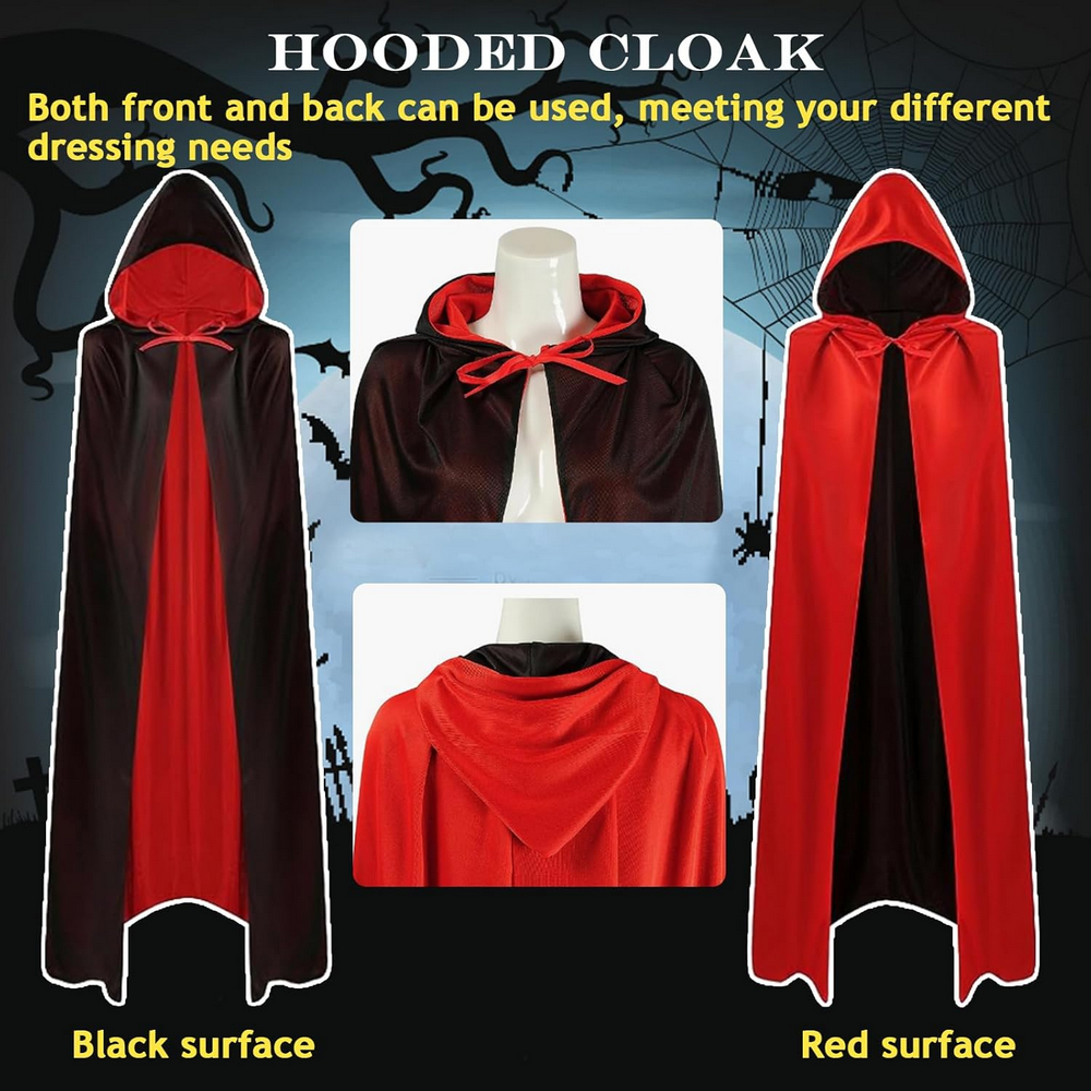 Set Complet Vampir, Perfect pentru Carnaval, Petreceri Tematice și Cosplay, Costum Halloween, BARVERE [4]