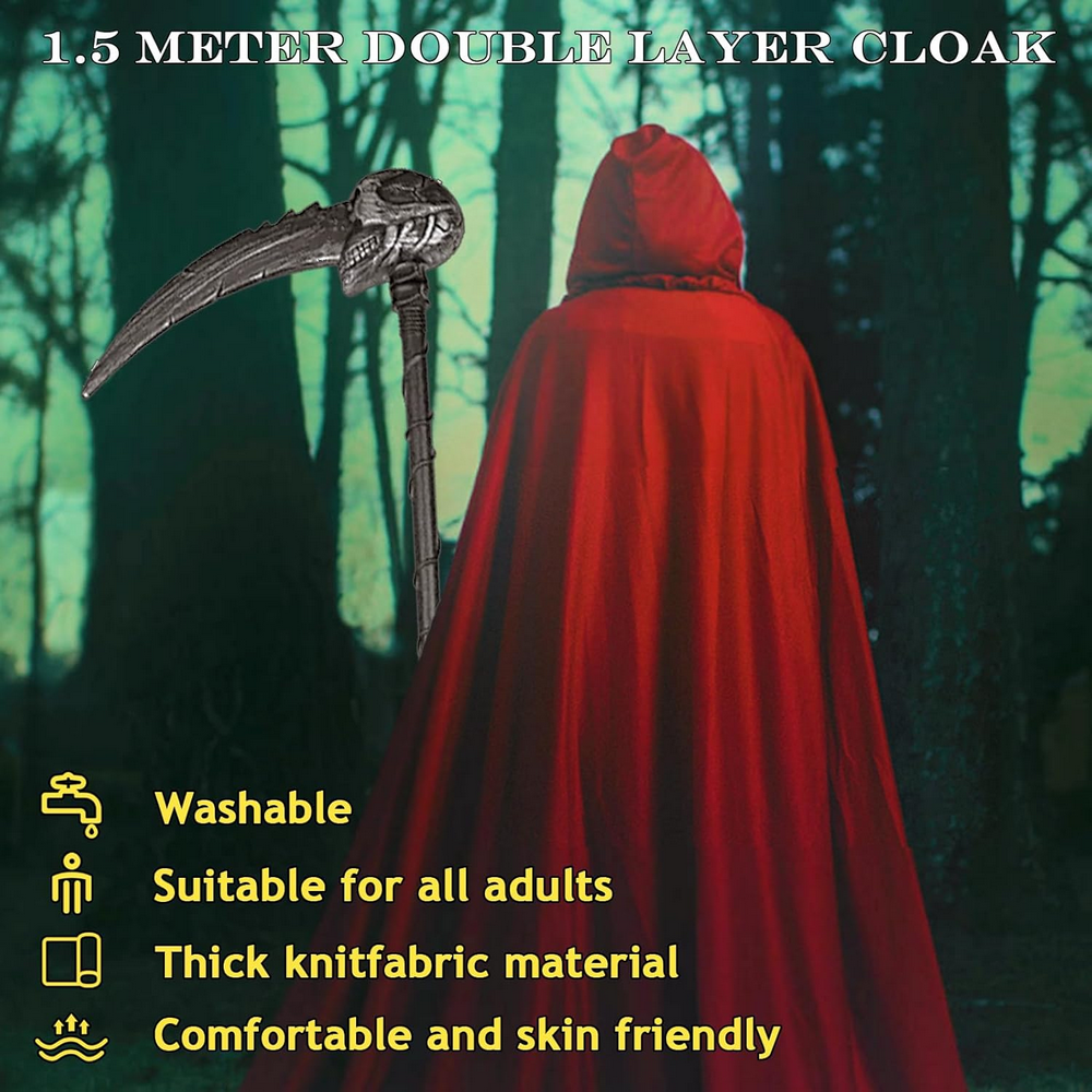 Set Complet Vampir, Perfect pentru Carnaval, Petreceri Tematice și Cosplay, Costum Halloween, BARVERE [3]