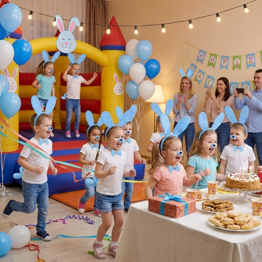 set-costum-catel-copii-albastru-urechi-papion-coada-nas [5]