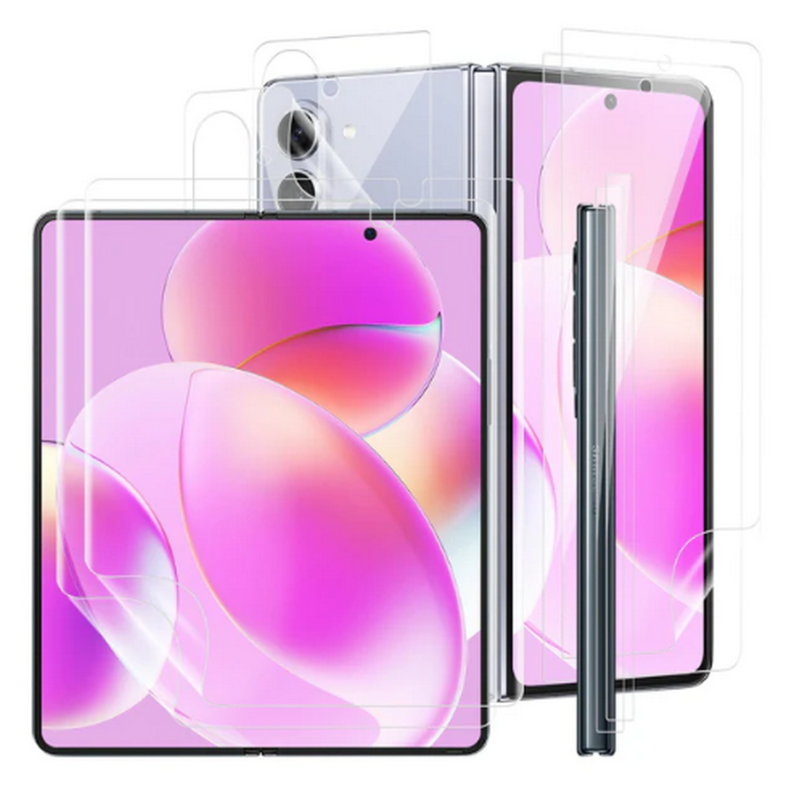 Set de 2 Folii Agedate din Sticlă Temperată și TPU Flexibil pentru Samsung Galaxy Z Fold 5 5G, Protecție Ecran și Auto-Regenerare, 14PX [1]
