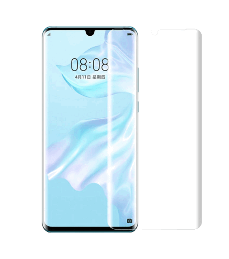Set de 2 Folii de Protecție pentru Ecran Huawei P30 Pro, Acoperire Completă, Duritate 9H, HD Transparentă, 0.33 mm, Fără Bule, Prietenoasă cu Carcasa [2]