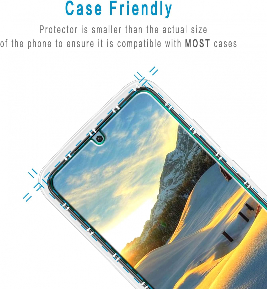 Set de 2 Folii de Protecție pentru Samsung Galaxy S22 Plus 5G, Suport ID Amprentă, Duritate 9H, HD, 3D, Fără Bule [2]