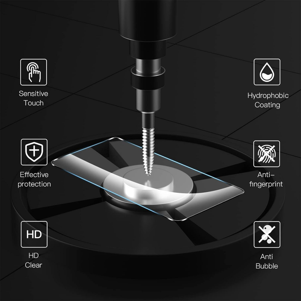 Set de 2 Folii Protectoare de Ecran 9H, Anoowkoa Panzerglas pentru Samsung Galaxy Z Fold 4, Rezistente la Zgârieturi și Impact, 6K4X [2]