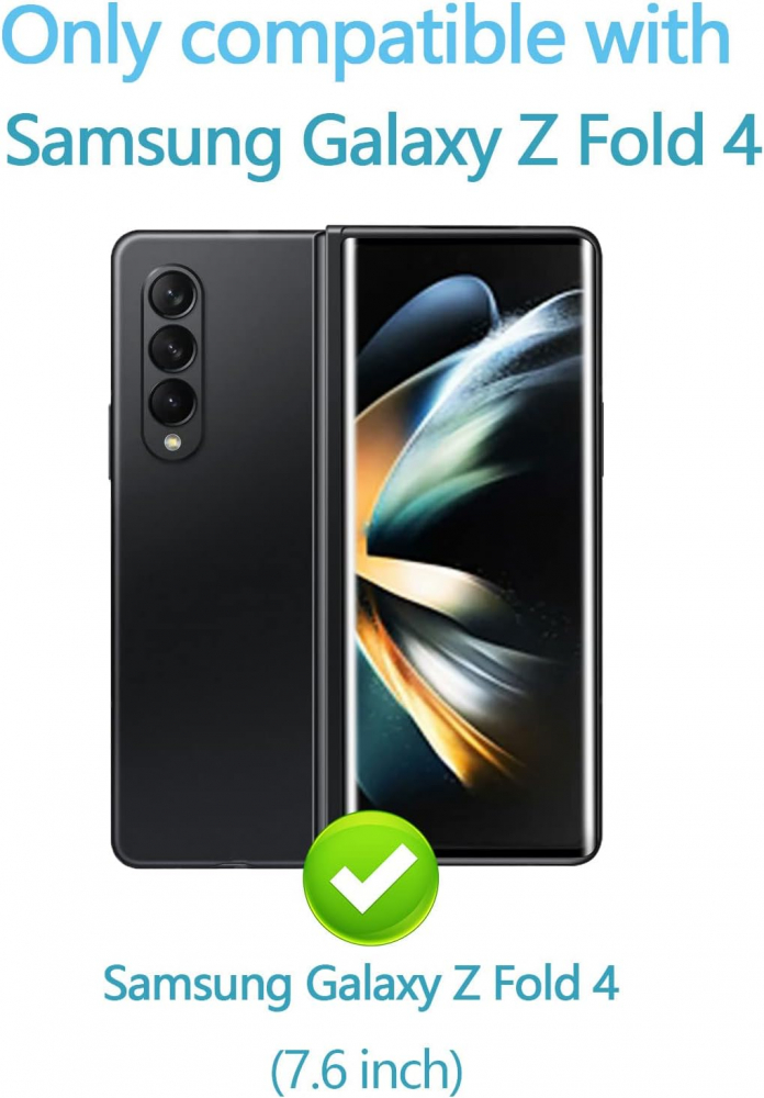 Set de 2 Folii Protectoare de Ecran 9H, Anoowkoa Panzerglas pentru Samsung Galaxy Z Fold 4, Rezistente la Zgârieturi și Impact, 6K4X [4]