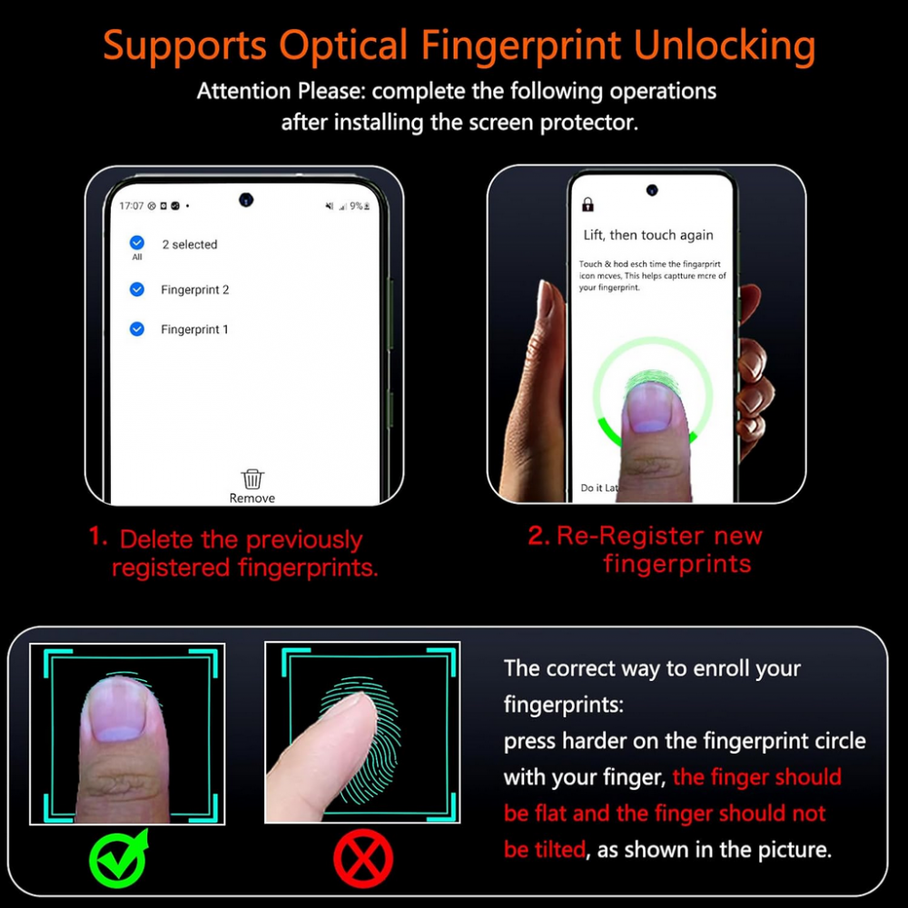 Set de 3 protectoare de ecran și 3 protectoare de cameră pentru Samsung Galaxy S23 FE 5G,  IMBZBK, K5E31 [8]