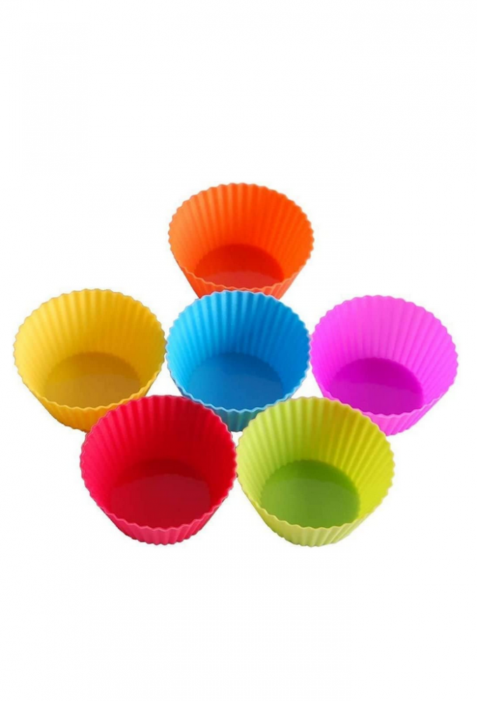 Set de 30 de forme colorate din silicon pentru briose, Multicolore, fara BPA, Reutilizabile, JZK [1]