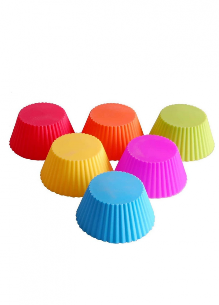 Set de 30 de forme colorate din silicon pentru briose, Multicolore, fara BPA, Reutilizabile, JZK [2]