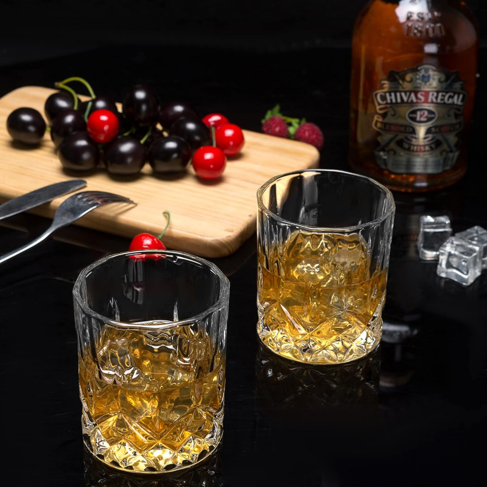 Set de 4 Pahare pentru Whisky LANFULA, 300 ml, Cristal Fără Plumb [2]