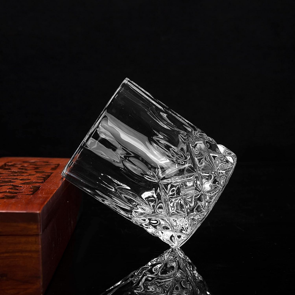 Set de 4 Pahare pentru Whisky LANFULA, 300 ml, Cristal Fără Plumb [5]