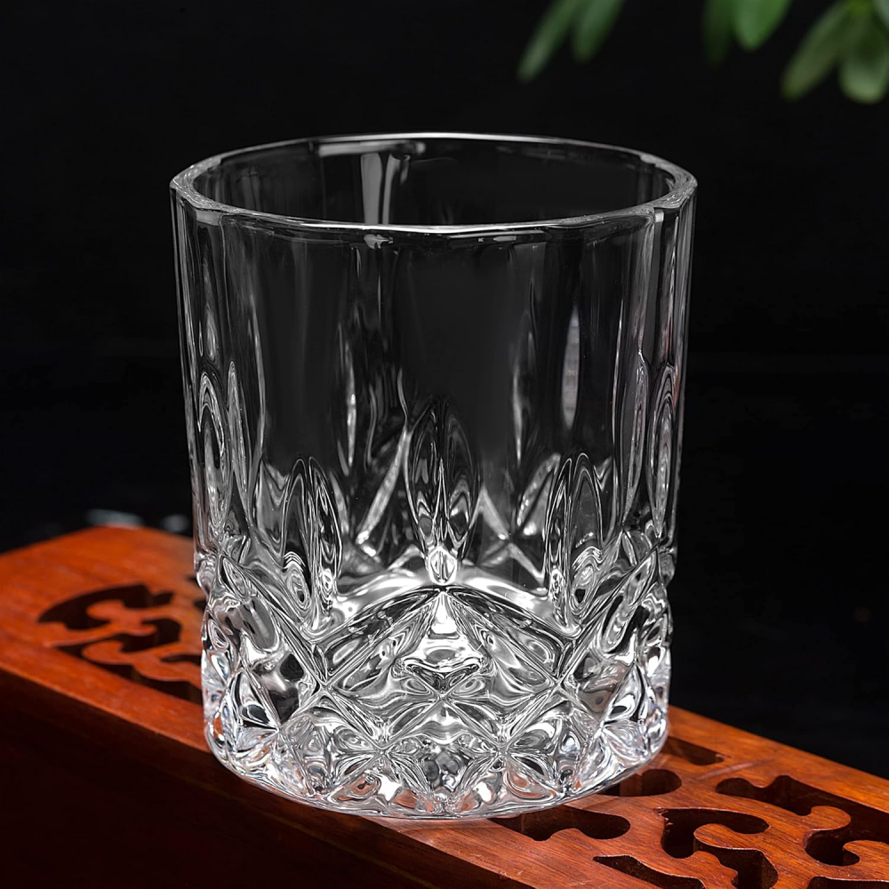 Set de 4 Pahare pentru Whisky LANFULA, 300 ml, Cristal Fără Plumb [4]