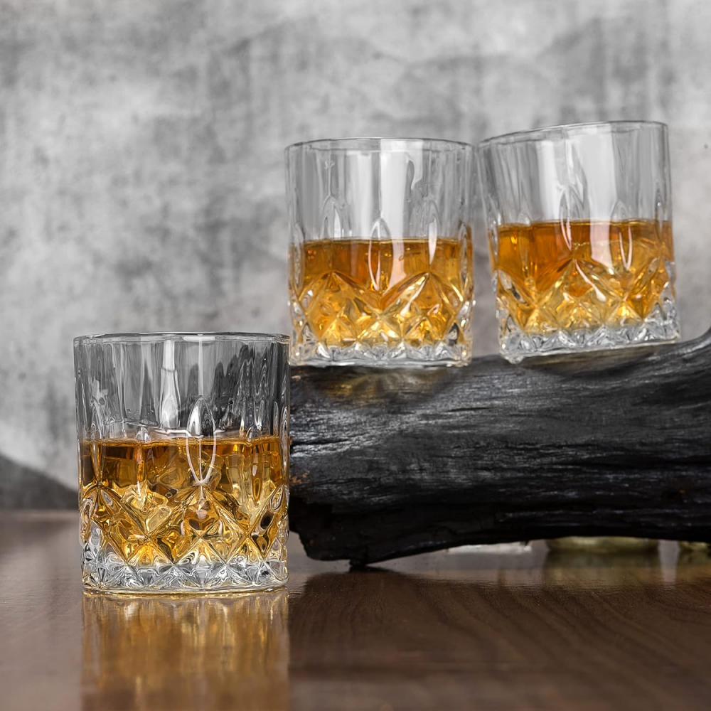 Set de 4 Pahare pentru Whisky LANFULA, 300 ml, Cristal Fără Plumb [3]