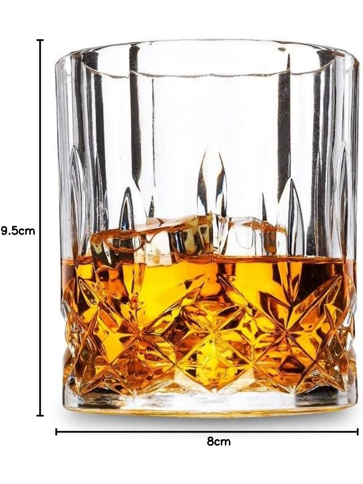Set de 4 Pahare pentru Whisky LANFULA, 300 ml, Cristal Fără Plumb [7]