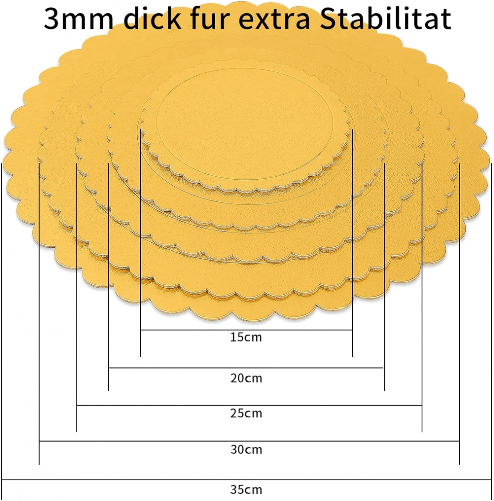 Set de 5 Platouri Rotunde pentru Torturi [2]
