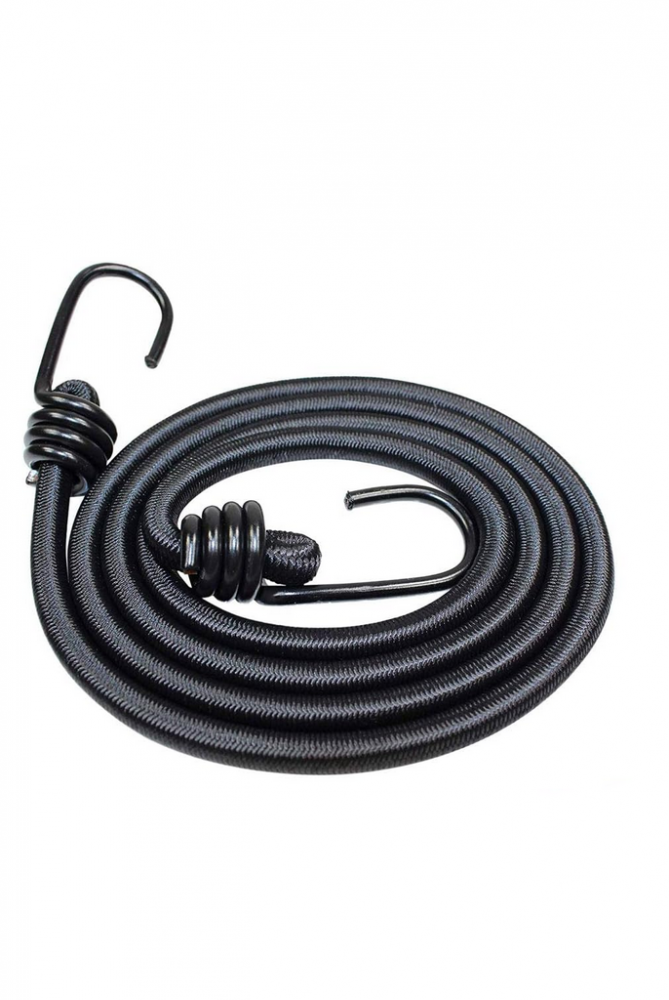 Set de 6 corzi elastice bungee, rezistente, de 120cm, cu cârlige, ideale pentru biciclete, motociclete, mașini, rulote, portbagaje, camping [1]