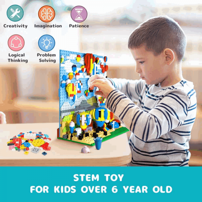 Set de construit Hogokids, Balonul cu aer cald, 784 piese [3]