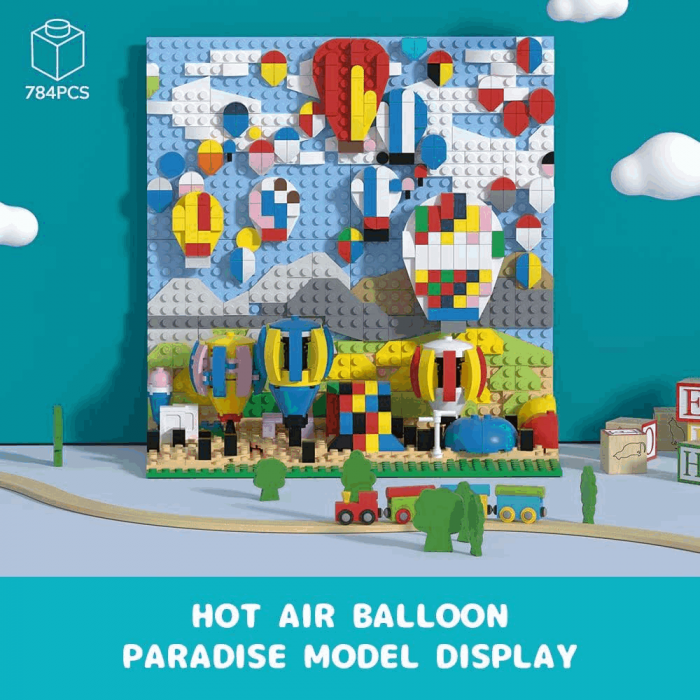 Set de construit Hogokids, Balonul cu aer cald, 784 piese [5]