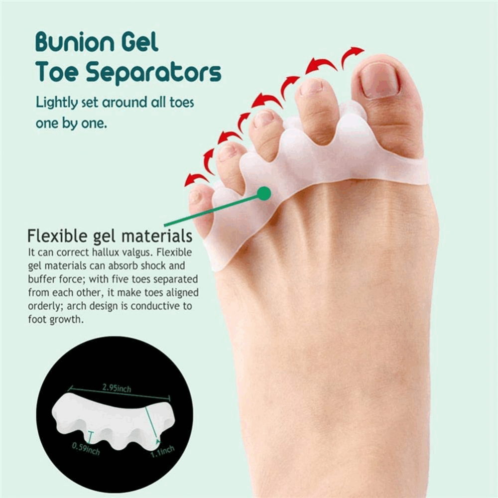 Set de orteze din silicon Numero Hallux Valgus, 9 piese [6]