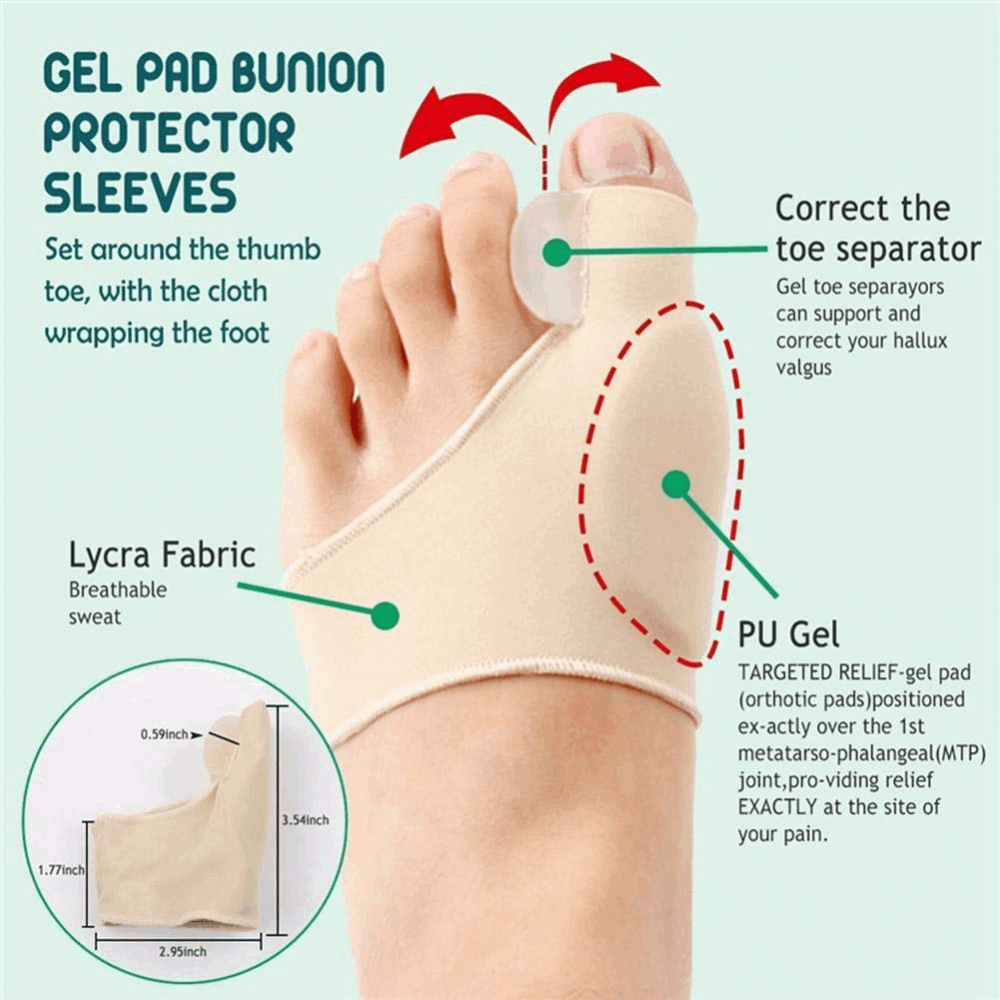 Set de orteze din silicon Numero Hallux Valgus, 9 piese [3]