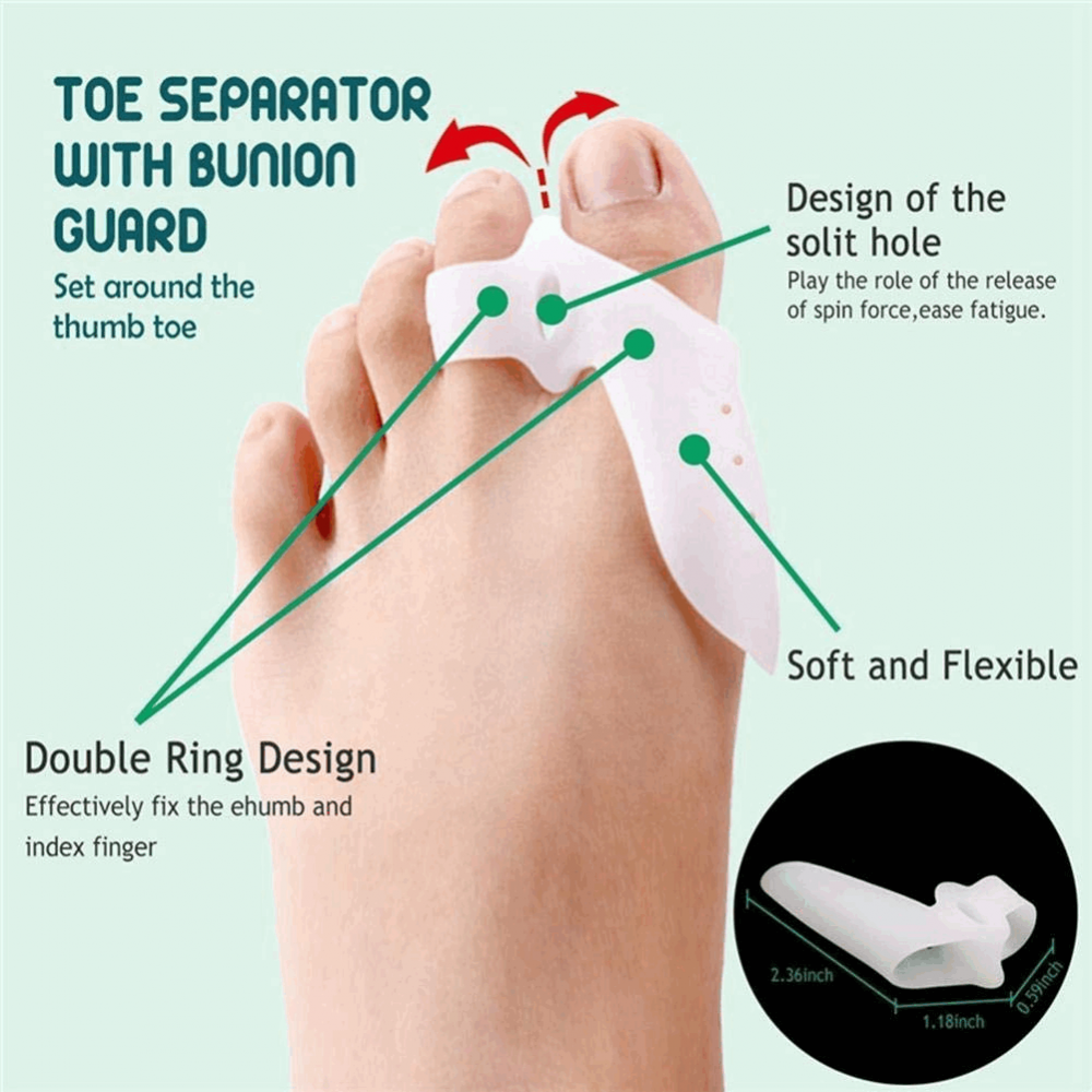 Set de orteze din silicon Numero Hallux Valgus, 9 piese [5]