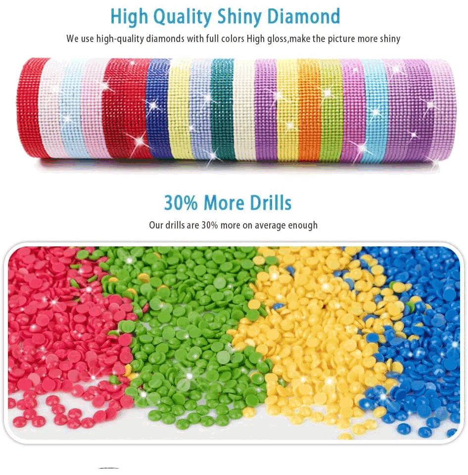 Set de Pictura cu Diamante 5D DIY pentru Adulți, macaron, 30x40cm, YZ8626 [3]