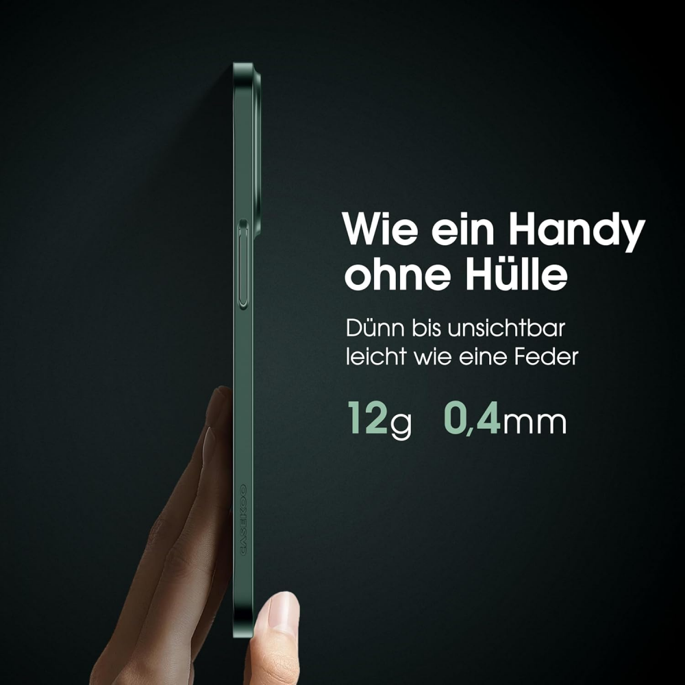 Set Husa Ultra Slim pentru iPhone 13 si 2 folii de sticla securizta, CASEKOO, rosu, 74EX [4]